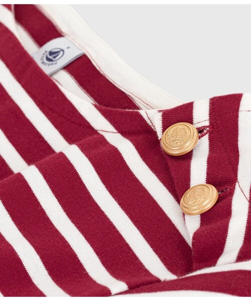 PETIT BATEAU（プチバトー）の「マリニエールプルオーバー（スウェット・レディース・レッド・XX-SMALL/X-SMALL/SMALL/MEDIUM）」の6枚目の写真