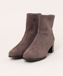 HEAL ME | heal me ヒールミー レディース ストレッチショートブーツ【滑りにくい/暖か裏起毛】エブリキレイ 225302(ブーツ)