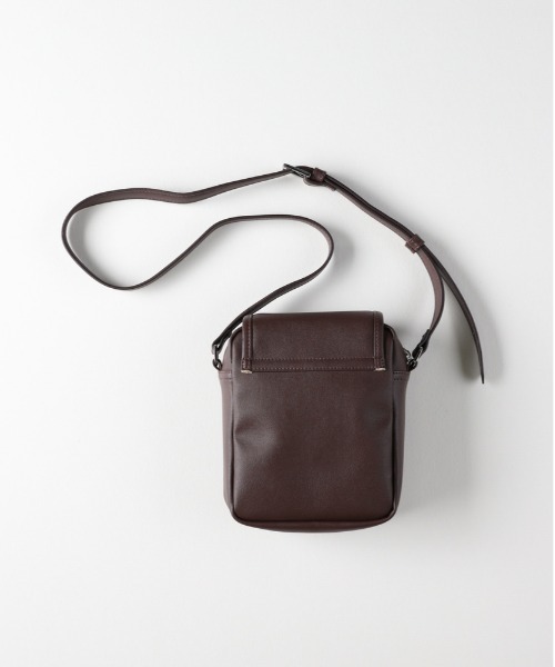 BACK NUMBER（バックナンバー）の「【BACK NUMBER】ＰＵフラップショルダーバッグ（PU素材/軽量/柔らかい）（ショルダーバッグ・メンズ・ブラック/ブラウン・ONE SIZE）」の3枚目の写真