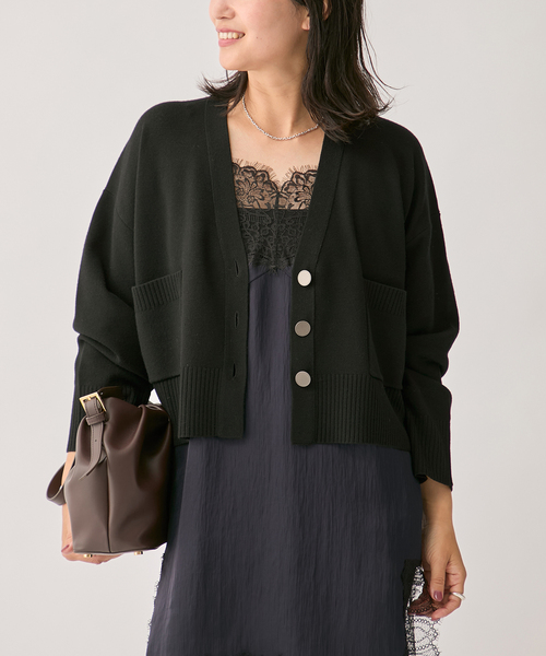 【美品】ヴェルメイユパーイエナ 定価3万円 ウール リブ Vネック カーディガン 美品】ヴェルメイユパーイエナ 定価3万円 ウール リブ Vネック