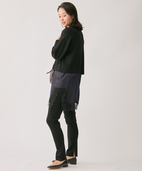 wool knit Vneck カーディガン（カーディガン/ボレロ）｜VERMEIL par