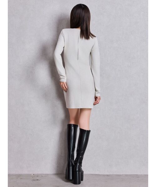 GYDA（ジェイダ）の「フロントレースアップタイトミニワンピース（ワンピース・レディース・オレンジ/アイボリー・FREE）」の20枚目の写真