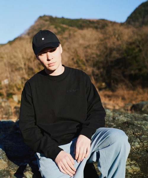 ELEMENT(エレメント)の「ELEMENT メンズ LOGO LS ロンT 【2025年秋冬モデル】/エレメントツリーロゴバックプリントビックシルエット長袖ロンT(Tシャツ/カットソー・メンズ・ブラック/ホワイト・X-LARGE/LARGE/MEDIUM)」の12枚目の写真