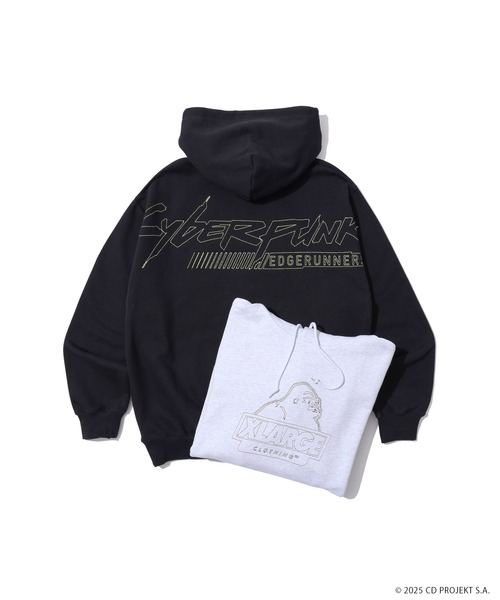 XLARGE×CYBERPUNK: EDGERUNNERS HOODED SWEATSHIRT（パーカー