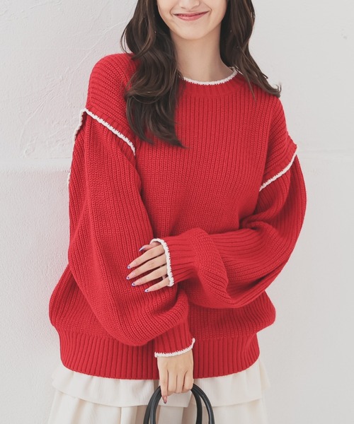 ◎◎ハニー1206です◎◎ 配色ニット（ニット/セーター）｜Honeys（ハニーズ）のファッション