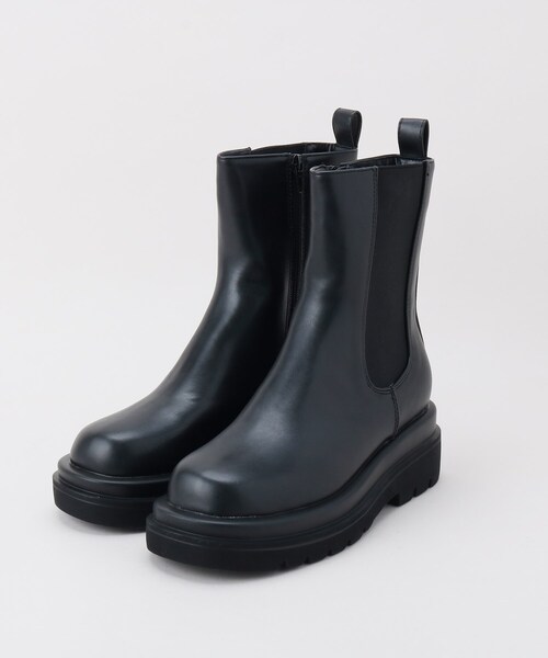 THE SHOP TK (ザ ショップ ティーケー )の「サイドゴアブーツ(ブーツ・レディース・ブラック・35/45)」の1枚目の写真