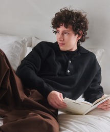 MAISON CLUB（メゾンクラブ）の「【MAISON CLUB】80’ｓｓWool Over Knit Polo　/　ウールオーバーニットポロ KKP（ニット/セーター）」