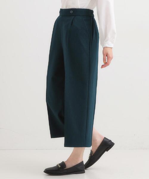 DRESKIP（ドレスキップ）の「【着丈選べる】大人のきれいめスタイルに ウールフィール ワイドパンツ（その他パンツ・レディース・グレー系その他2/ダークブラウン系1/グリーン/ブラック/グレー・01/02/03/04/36/38/40/42）」の20枚目の写真