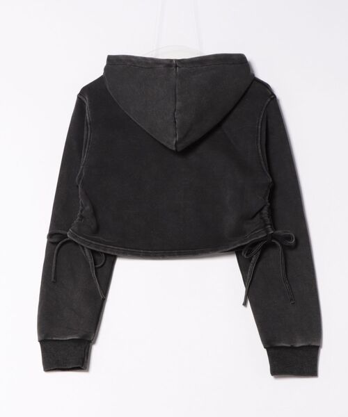 DIAVEL(ディアベル)の「【5色展開】韓国風Y2Kクロップドパーカー/両側ドローストリング&ウォッシュ加工(パーカー・レディース・ブラック/ダークグレー/ホワイト系その他2/ピンク/グレー系その他3・M)」の20枚目の写真