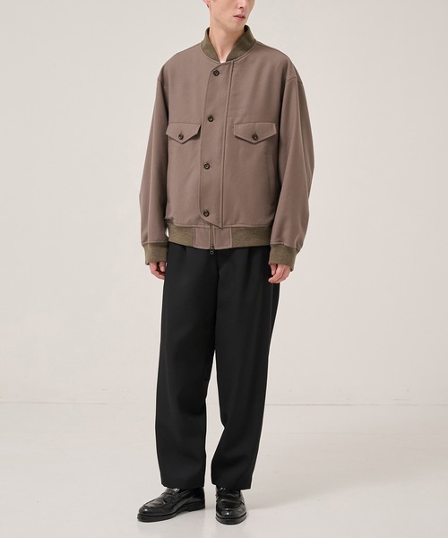 UJOH HOMME/ウジョー】4 Pockets Zip-up Rib Blouson（ブルゾン