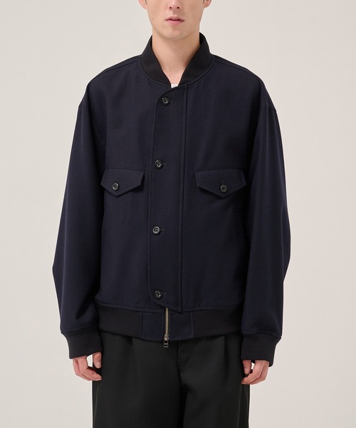 UJOH HOMME/ウジョー】4 Pockets Zip-up Rib Blouson（ブルゾン