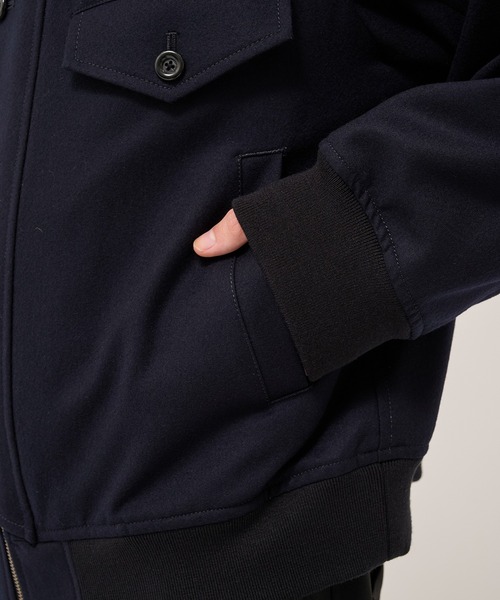 UJOH HOMME/ウジョー】4 Pockets Zip-up Rib Blouson（ブルゾン