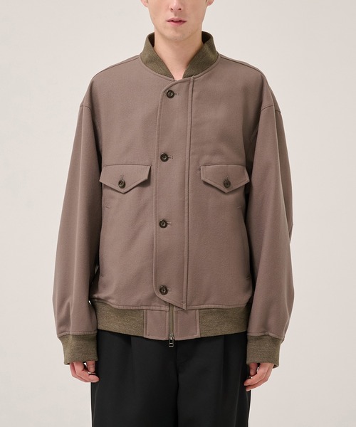 UJOH HOMME/ウジョー】4 Pockets Zip-up Rib Blouson（ブルゾン