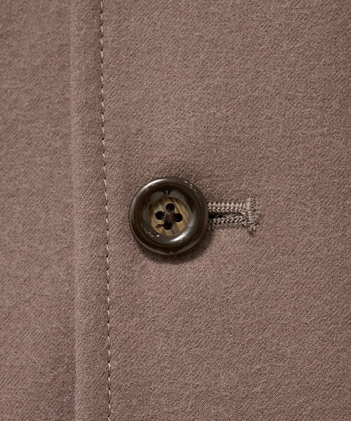 UJOH(ウジョー)の「【UJOH HOMME/ウジョー】4 Pockets Zip-up Rib Blouson(ブルゾン・メンズ・ダークベージュ/ネイビー・4/5)」の9枚目の写真