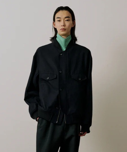 2*4様 UJOH W ZIP Blouson UJOH HOMME/ウジョー】4 Pockets Zip-up Rib Blouson（ブルゾン