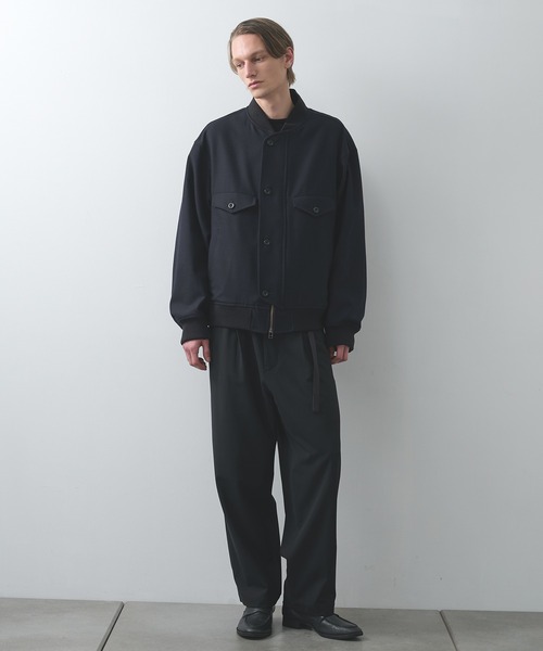 UJOH HOMME/ウジョー】4 Pockets Zip-up Rib Blouson（ブルゾン