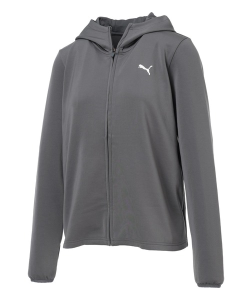PUMA(プーマ)の「プーマ PUMA TAD ニットJKT(パーカー・レディース・ブラック/チャコールグレー・M/L)」の10枚目の写真