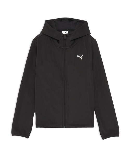 PUMA(プーマ)の「プーマ PUMA TAD ニットJKT(パーカー・レディース・ブラック/チャコールグレー・M/L)」の12枚目の写真