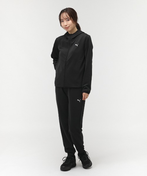 PUMA(プーマ)の「プーマ PUMA TAD ニットJKT(パーカー・レディース・ブラック/チャコールグレー・M/L)」の9枚目の写真