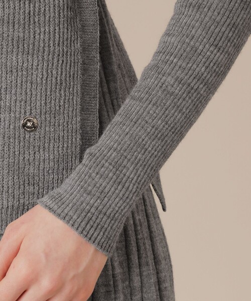 MACKINTOSH LONDON（マッキントッシュ ロンドン）の「グラデーションリブホールガーメントワンピース（ワンピース・レディース・ブラウン/ネイビー/グレー系その他・38）」の16枚目の写真