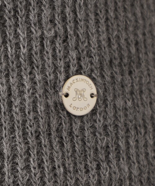 MACKINTOSH LONDON（マッキントッシュ ロンドン）の「グラデーションリブホールガーメントワンピース（ワンピース・レディース・ブラウン/ネイビー/グレー系その他・38）」の17枚目の写真