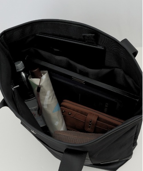 REGiSTA(レジスタ)の「REGiSTA POLYESTER TOTE BAG(トートバッグ・メンズ・ブラック・FREE)」の4枚目の写真