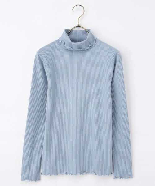 Honeys(ハニーズ)の「メローテレコタートル(Tシャツ/カットソー・レディース・ピンク/イエロー/グレイッシュベージュ/ブラック/オフホワイト/グレイッシュブルー・L/LL/M/S)」の12枚目の写真