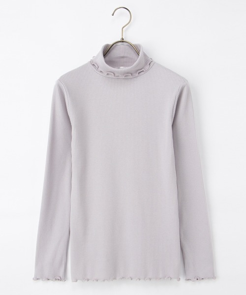 Honeys(ハニーズ)の「メローテレコタートル(Tシャツ/カットソー・レディース・ピンク/イエロー/グレイッシュベージュ/ブラック/オフホワイト/グレイッシュブルー・L/LL/M/S)」の18枚目の写真