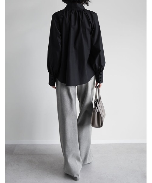 セール】ブロードボウタイブラウス（シャツ/ブラウス）｜Re:EDIT