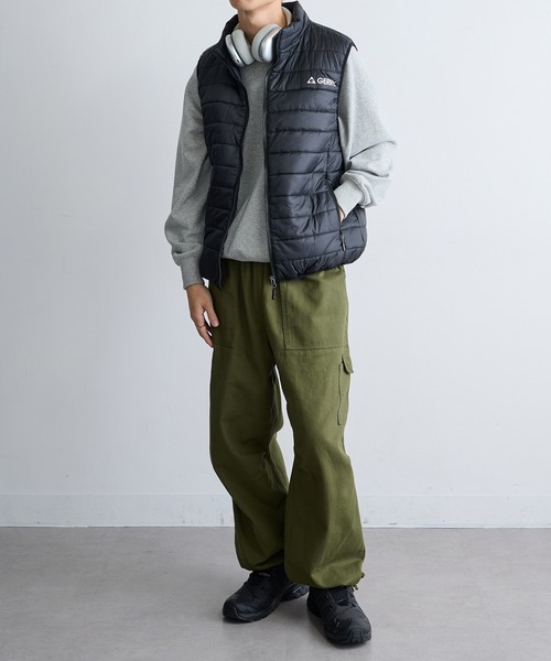 セール】【GERRY】290T Eシレー中綿細キルトベスト GRY-54411（ダウン