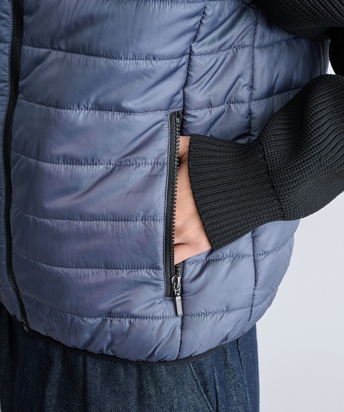 GERRY（ジェリー）の「【GERRY】290T Eシレー中綿細キルトベスト GRY-54411（ダウンベスト・メンズ・グレー/ブラック/ブルー/チャコールグレー・L/M/LL）」の22枚目の写真