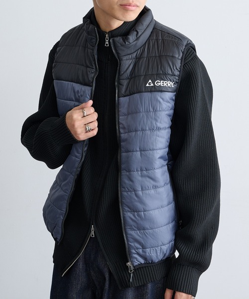 セール】【GERRY】290T Eシレー中綿細キルトベスト GRY-54411（ダウン