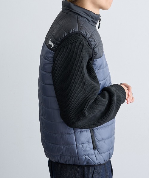セール】【GERRY】290T Eシレー中綿細キルトベスト GRY-54411（ダウン