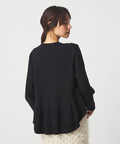 EMMEL REFINES（エメルリファインズ）の「＜EMMEL REFINES＞EM スソダブルフリル ニットプルオーバー（ニット/セーター・レディース・レッド/ホワイト/ブラック/ライトブルー・FREE）」の13枚目の写真