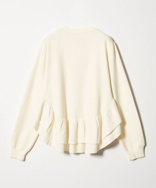 EMMEL REFINES＞EM スソダブルフリル ニットプルオーバー（ニット