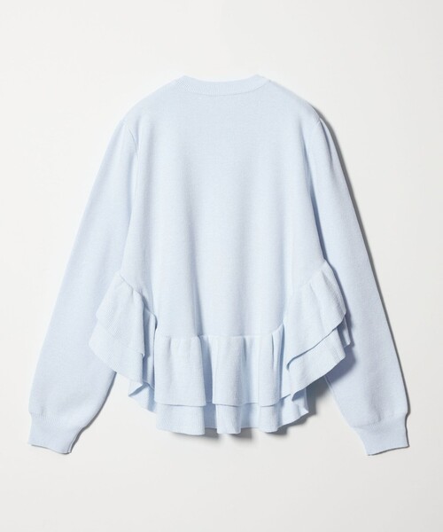 EMMEL REFINES＞EM スソダブルフリル ニットプルオーバー（ニット