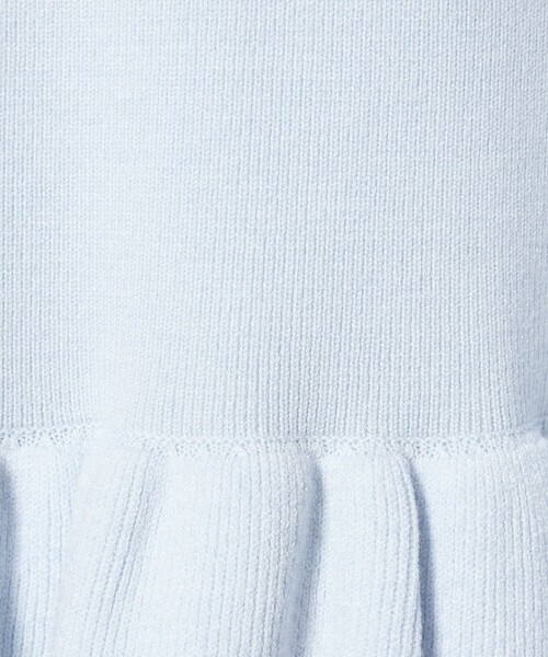 EMMEL REFINES＞EM スソダブルフリル ニットプルオーバー（ニット