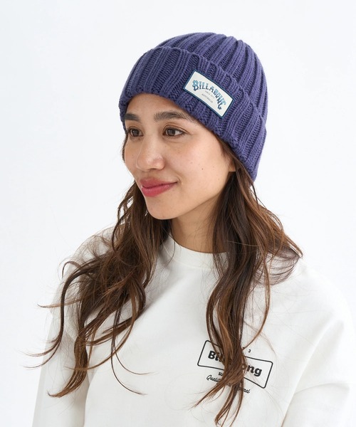 BILLABONG（ビラボン）の「BILLABONG レディース LOW GG BEANIE ビーニー 【2025年秋冬モデル】 @autumn /ビラボンロゴタグワンポイントローゲージニット帽・ビーニー（ニットキャップ/ビーニー・レディース・グレー/バーガンディー/ネイビー/オフホワイト/ブラック・FREE）」の20枚目の写真