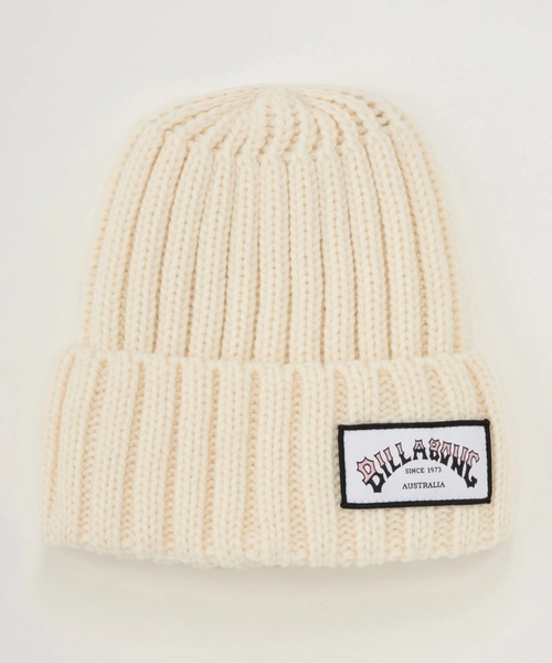 BILLABONG（ビラボン）の「BILLABONG レディース LOW GG BEANIE ビーニー 【2025年秋冬モデル】 @autumn /ビラボンロゴタグワンポイントローゲージニット帽・ビーニー（ニットキャップ/ビーニー・レディース・グレー/バーガンディー/ネイビー/オフホワイト/ブラック・FREE）」の6枚目の写真