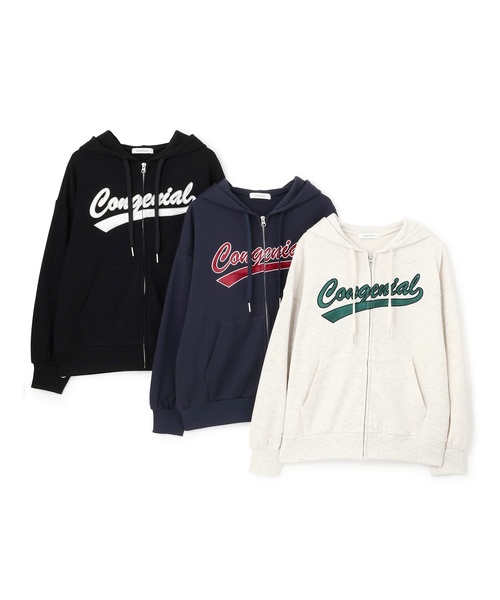 LOVETOXIC(ラブトキシック)の「アップリルーズZIPパーカ(パーカー・キッズ・ブラック/ネイビー/ホワイト系その他・L:160cm/M:150cm/S:140cm/130cm)」の7枚目の写真