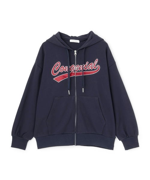 LOVETOXIC(ラブトキシック)の「アップリルーズZIPパーカ(パーカー・キッズ・ブラック/ネイビー/ホワイト系その他・L:160cm/M:150cm/S:140cm/130cm)」の9枚目の写真