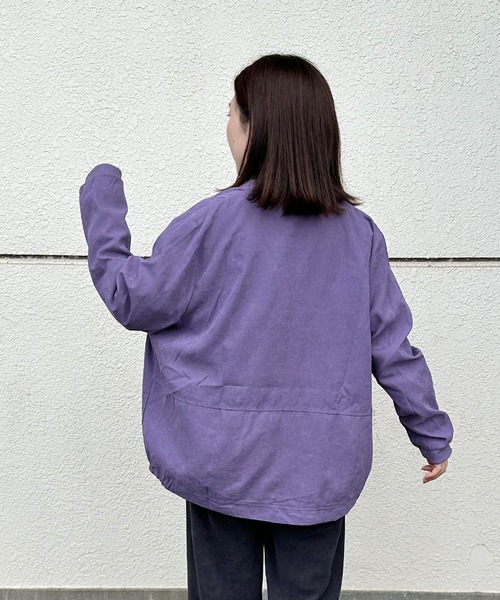 CRB（シーアールビー）の「ピーチブルゾン（ブルゾン・レディース・パープル/カーキ/ブラック・F）」の19枚目の写真