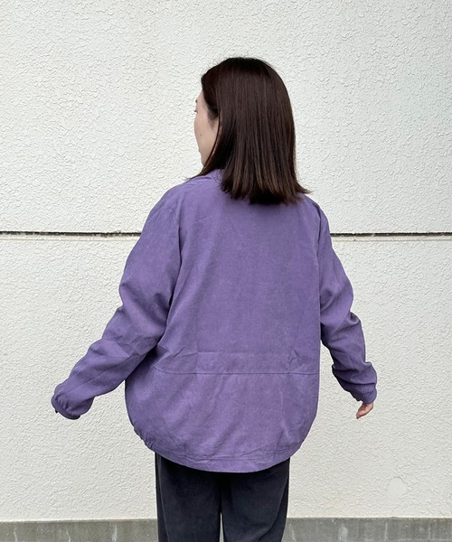 CRB（シーアールビー）の「ピーチブルゾン（ブルゾン・レディース・パープル/カーキ/ブラック・F）」の13枚目の写真