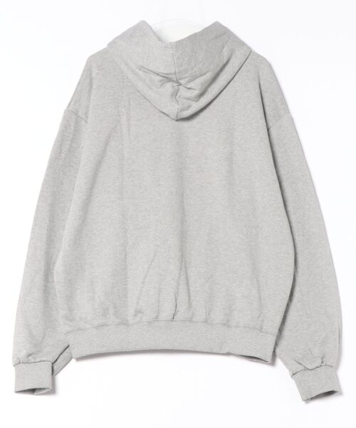 a.p.o.v.(エーピーオービー)の「a.p.o.v. ビッグNYワッペンパッチングオーバーサイズプルオーバーパーカー(パーカー・メンズ・ブラック/グレー・ONESIZE)」の3枚目の写真