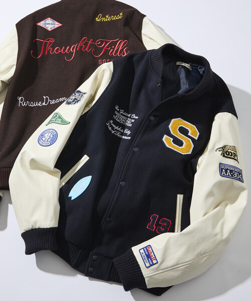 セール】限定展開 マルチ 刺繍ワッペン スタジャン（ブルゾン