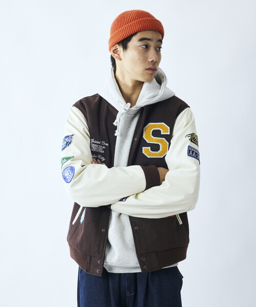 セール】限定展開 マルチ 刺繍ワッペン スタジャン（ブルゾン