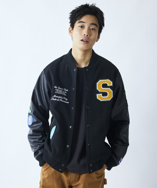 セール】限定展開 マルチ 刺繍ワッペン スタジャン（ブルゾン