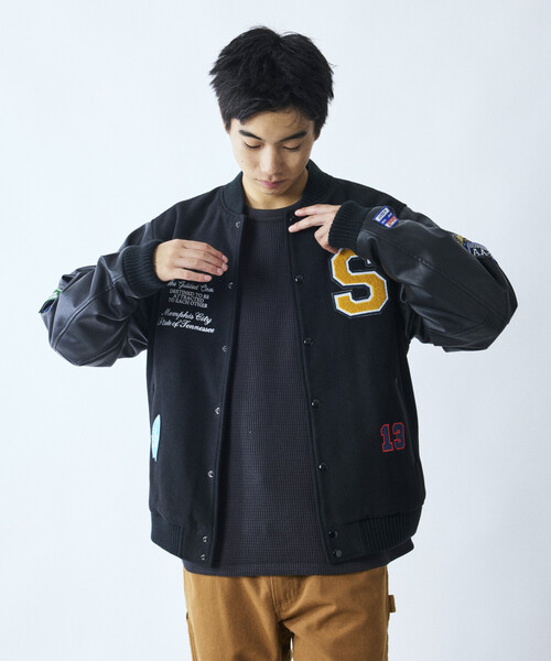 セール】限定展開 マルチ 刺繍ワッペン スタジャン（ブルゾン