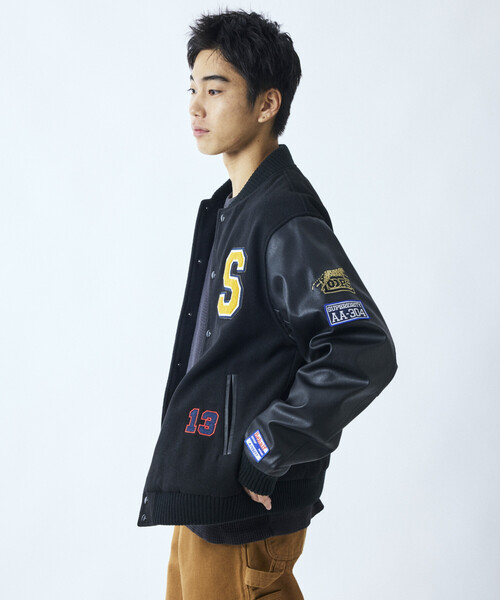 セール】限定展開 マルチ 刺繍ワッペン スタジャン（ブルゾン