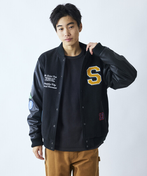 セール】限定展開 マルチ 刺繍ワッペン スタジャン（ブルゾン